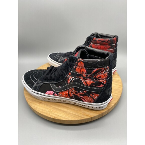 Vans Shoes Mens 10 Stranger Things SK8-Hi High Top Reissue Skate Sneakers Black - Picture 5 of 16